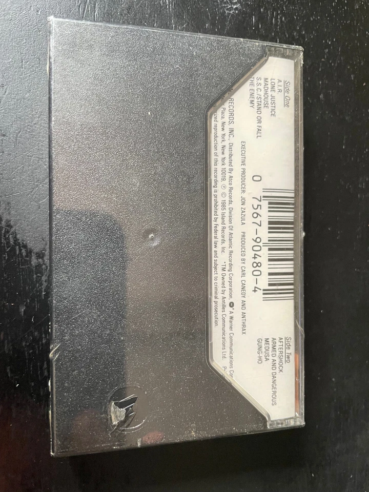 Sealed 1985 Anthrax Spreading the Disease Cassette Tape - Image 2 of 4