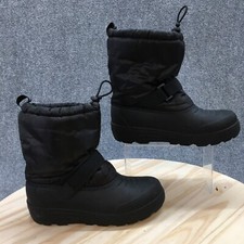 Northside Waterproof Boots Youth 7 Frosty Black Faux Fur Thinsulate Insulated