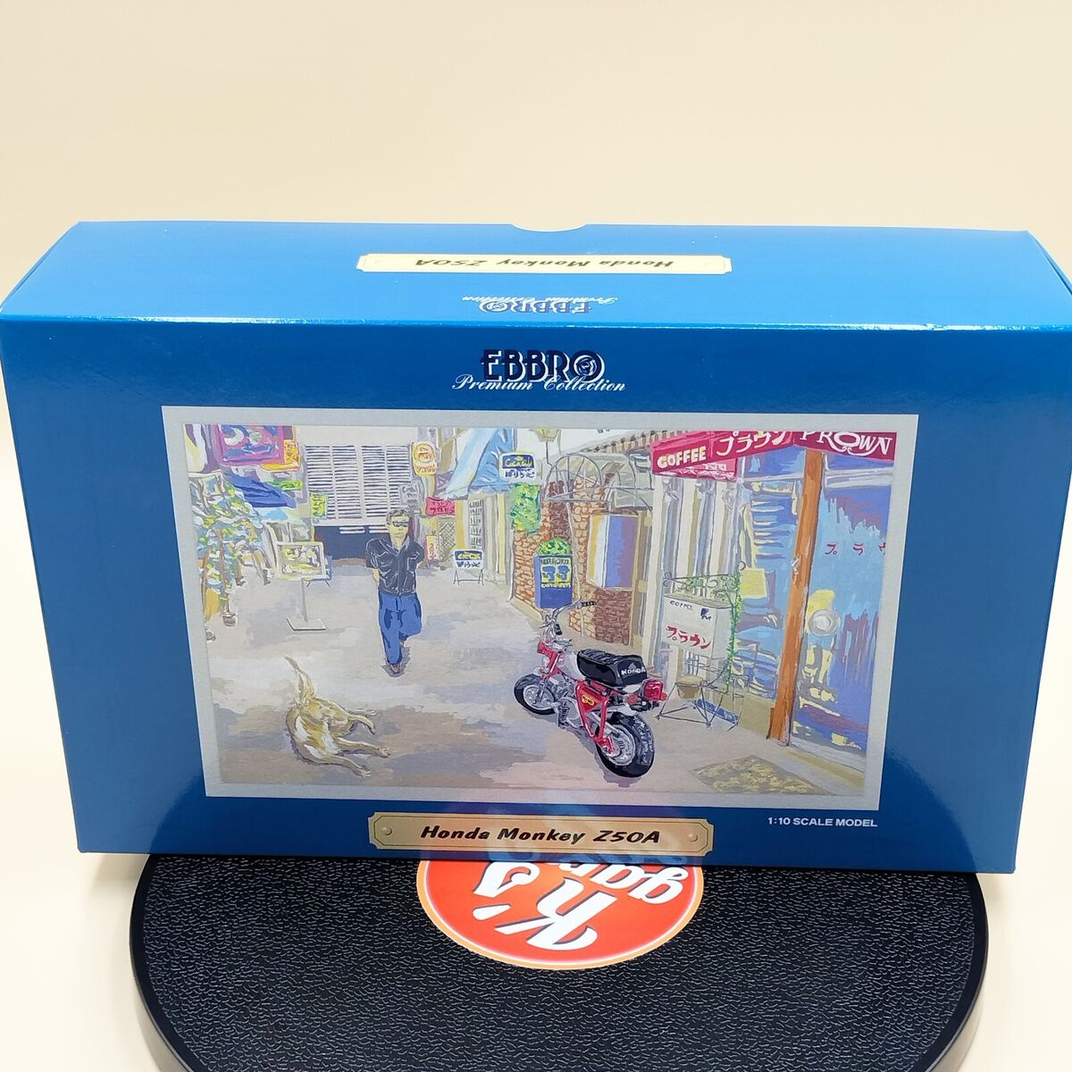 EBBRO 1/10 Honda Monkey Z50A Diecast model motorcycle bike EBBRO 1/10 Honda Monkey Z50A Diecast model motorcycle bike