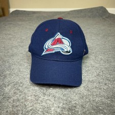 Colorado Avalanche Mens Hat 6 3/4 Fitted Blue Hockey NHL Sports Cap Logo Causal