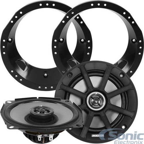 Kicker PSC654 6.5" Speakers Harley Davidson Electra, Road, Street Glide