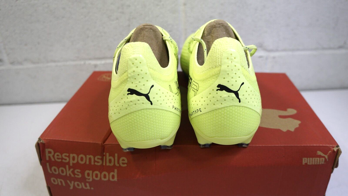 Puma Ultimate FG/AG Soccer Cleats, 106868-01, Fizzy Light Green