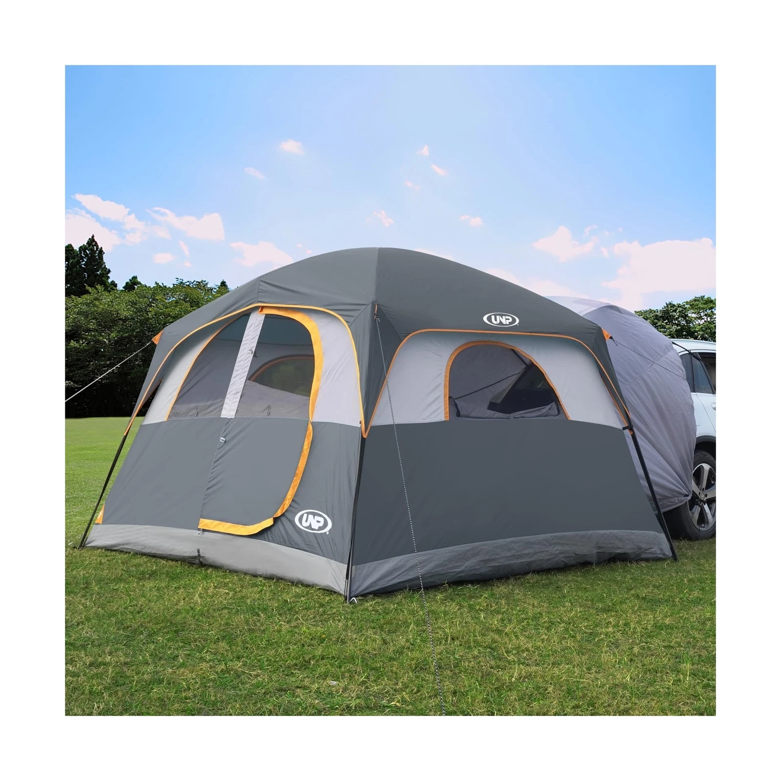 UNP SUV Tent for Camping, 6-Person Car Camping Tent, SUV Tailgate Tent for Ou...