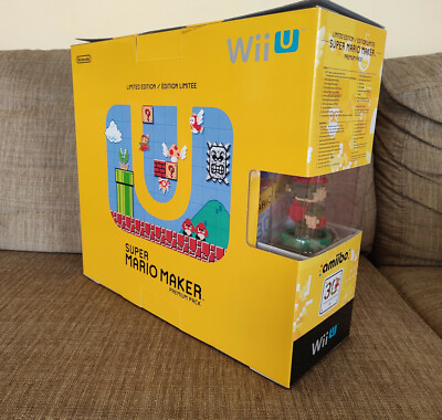 Nintendo Wii U 32GB Super Mario Maker Limited Edition Premium Pack