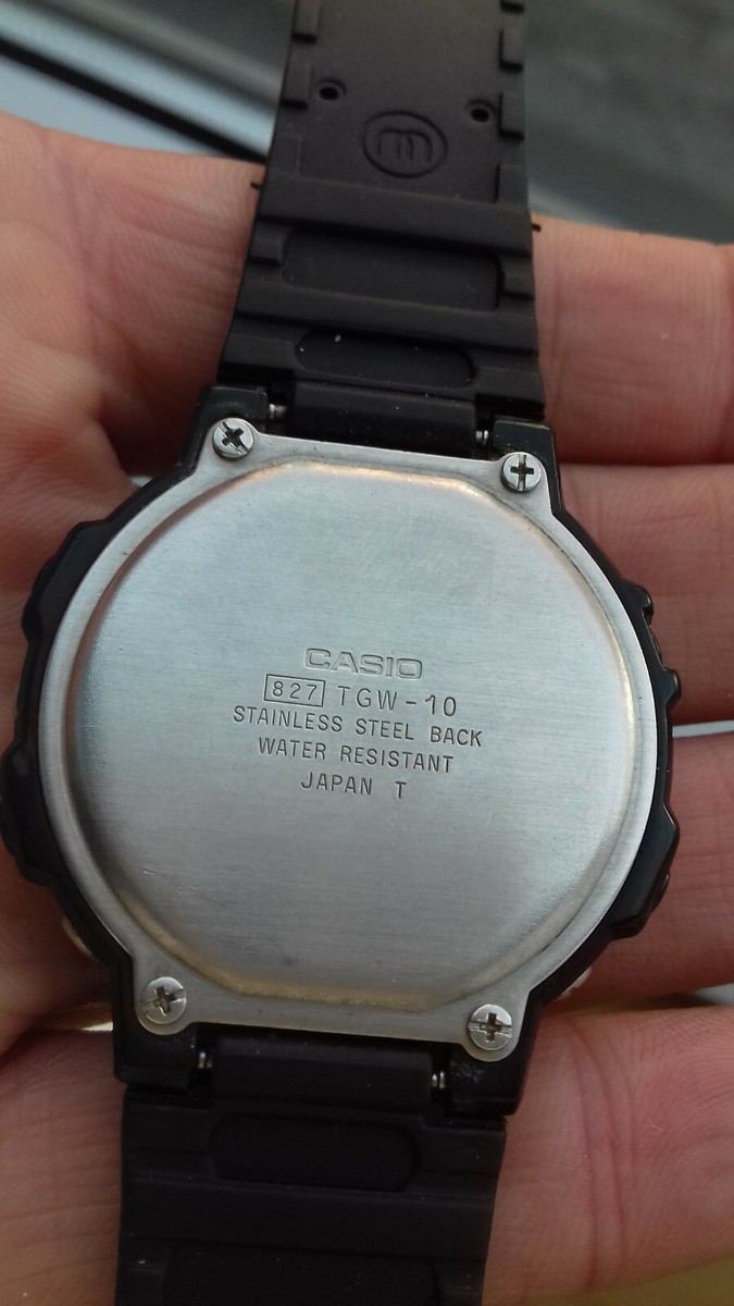 CASIO TGW-10 MODULE 827 TRI GRAPH WATCH VINTAGE JAPAN T CASIO TGW-10 MODULE 827 TRI GRAPH WATCH VINTAGE JAPAN T