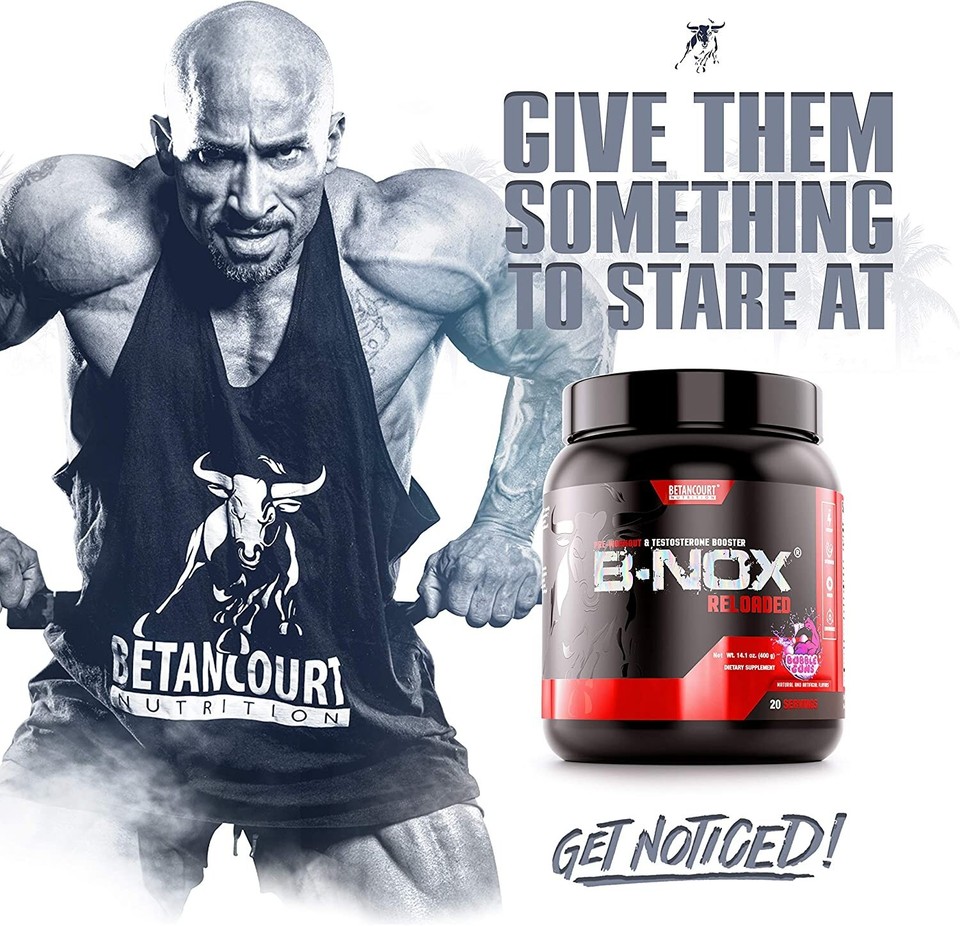 Betancourt BNOX Pre Workout & Testosterone Booster Bubble Guns FREE