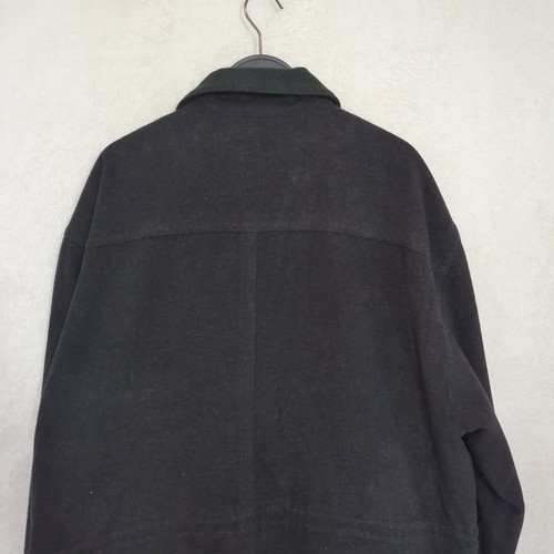 Vintage Lodenfrey Wool Cahsmere Coat Sz.42 Large Grey Gray Men's Overcoat Warm - Picture 7 of 15
