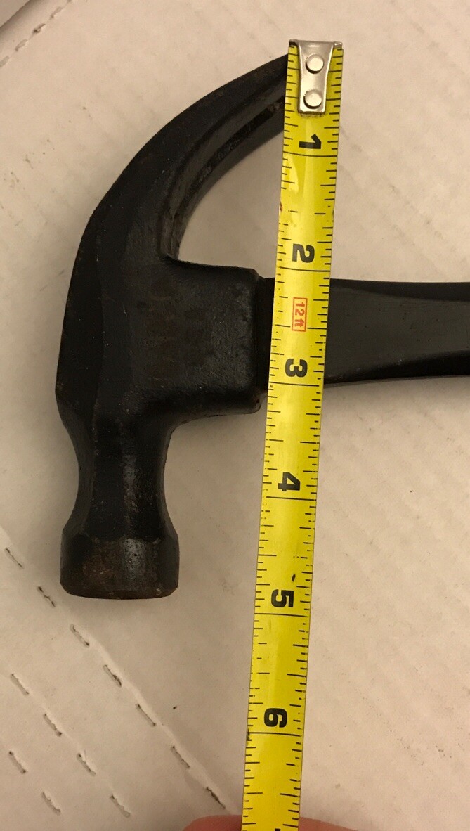 Claw Hammer BARCO USA Construction Black Rubber grip Framing tools