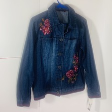 Hannah Jacket S New With Tags Pit - Pit 20” Length 24” Sleeves 25” Embroidered