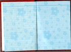 RED PATTERN NOTEBOOK/DIARY.  Approximately 100 pg HC. VERY GOOD. FREE SHIPPING! — photo 3