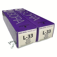  2PACK Schwarzkopf IGORA Royal Fashion Lights Permanent Color Creme L-33 