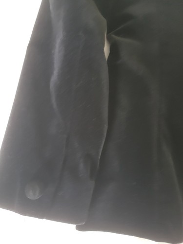 Breckenridge Black Velvet Vintage Jacket Blazer Women's 6 Two Button Riding Coat - Picture 12 of 12