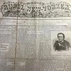 1862 CIVIL WAR NEWSPAPER ~ WITH 2 FULL PAGES OF GREAT CIVIL WAR CONTENT