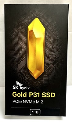 [新品,未開封]SK hynix Gold P31 SSD 1TB SK HYNIX Gold P31 1TB M.2 2280 PCIe NVMe Internal SSD - New