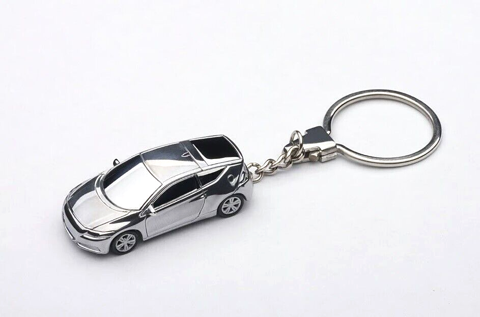 Honda CR-Z 1/87 Model Car Keychain Keyring (Aluminum Casting) by