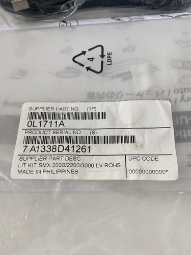 APC 0M-10084C Lit Kit Smx 2000/2200/3000 APC 0L1711A - Picture 4 of 6