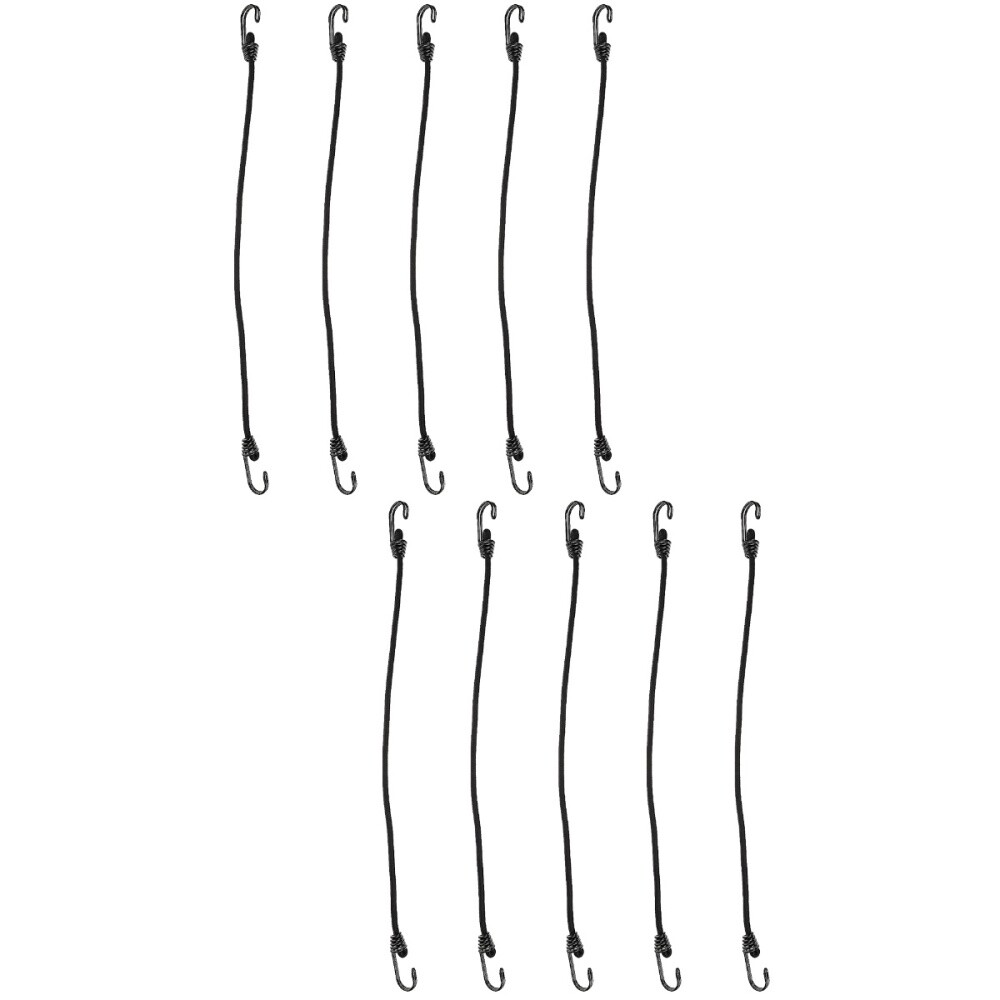 Lot De 6 Attaches élastiques Pour Câbles D'ordinateur Portable - Style Animal Print - Noir