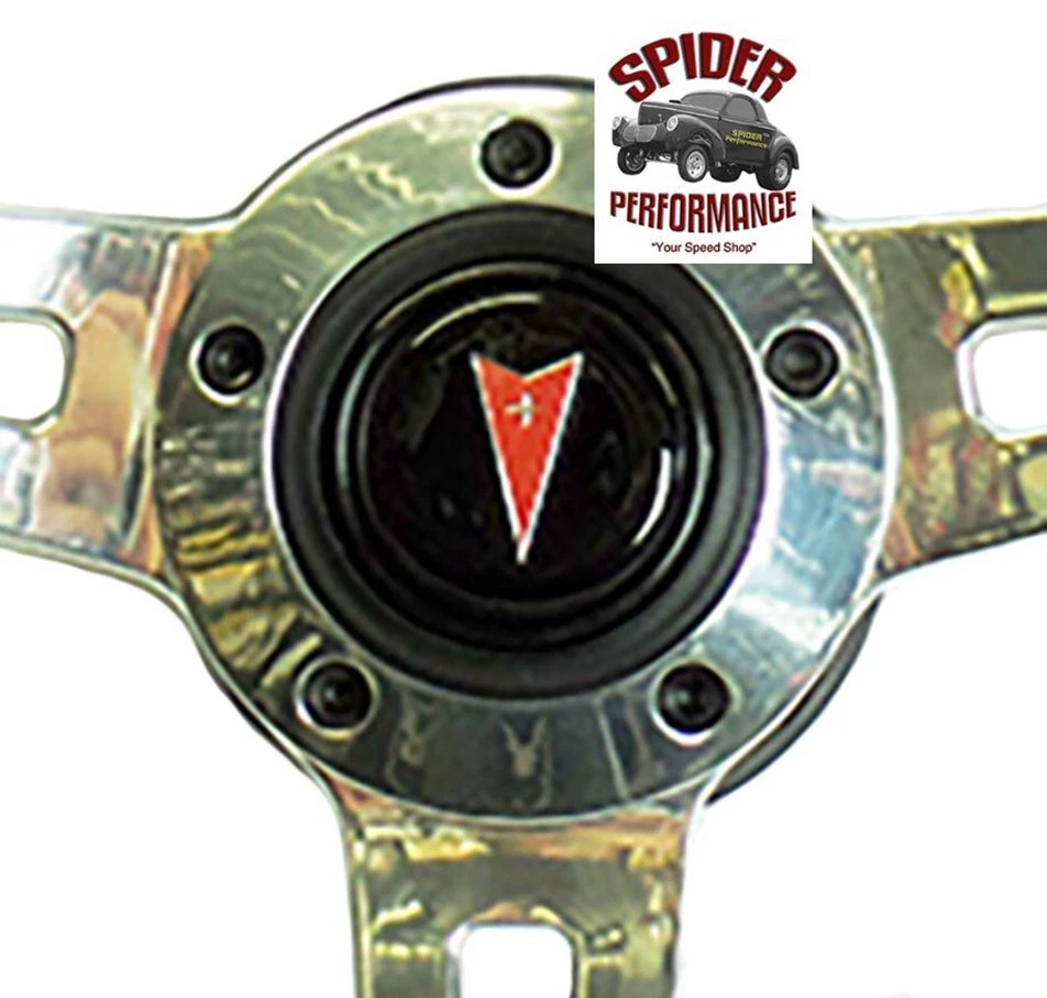 1969-1989 Pontiac steering wheel 14" GT TOURING - Image 3 of 4