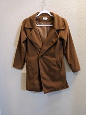 Witchery Women's Wool Pea Coat, Brown, Size S