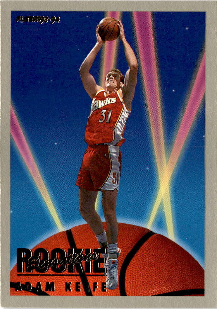 1993-94 Fleer #12 Adam Keefe Rookie Sensations Atlanta Hawks