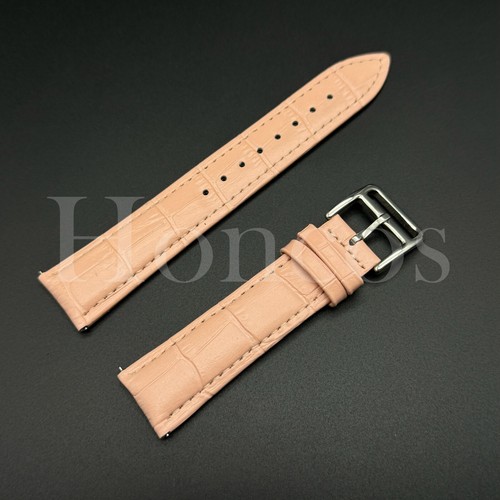 16-22MM Watch Band Strap Colorful Genuine Leather Quick Release Fits for Movado - Afbeelding 26 van 27