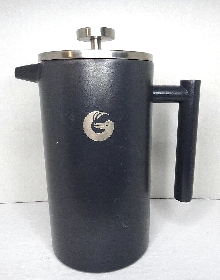 Coffee Gator Thermal French Press Brewer, Double Wall, 34 oz, Professional Grade