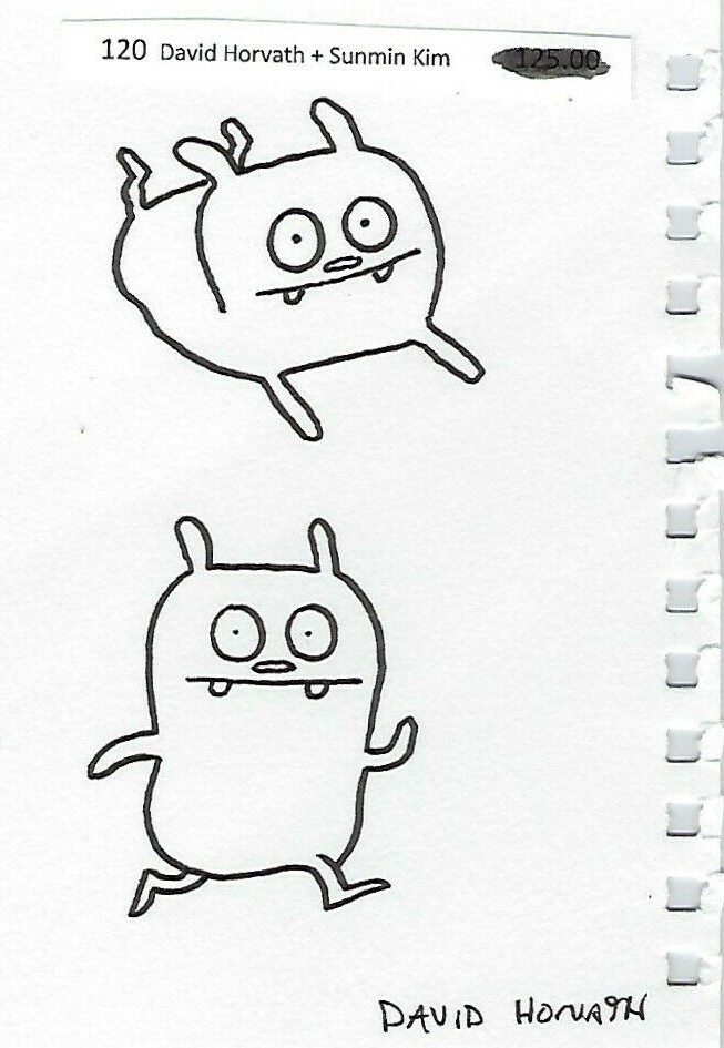 Uglydoll Original drawing by it's creator David Horvath &amp; Sun-min Kim ...