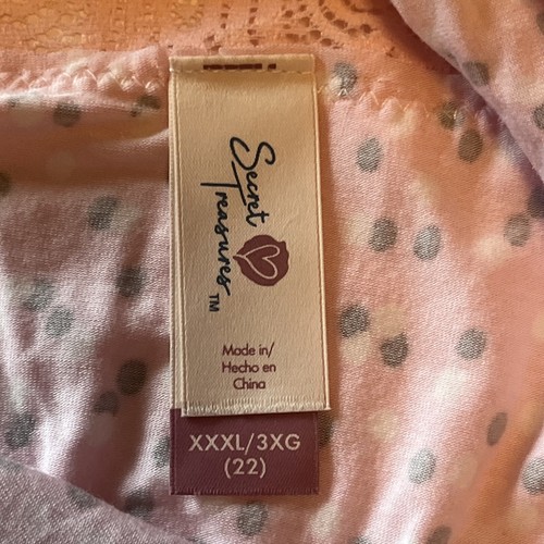 Secret Treasures Rosa Tupfen Hipster Höschen Viskose und Spitze Größe 3XL - Bild 6 von 9
