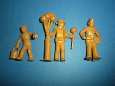 3 MARX SUPER CIRCUS 1950's figures playset THE BIG TOP performers lot 21