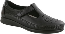 SAS Women's Shoes Willow Black Smooth Many Sizes & Widths FREE SHIPPING New