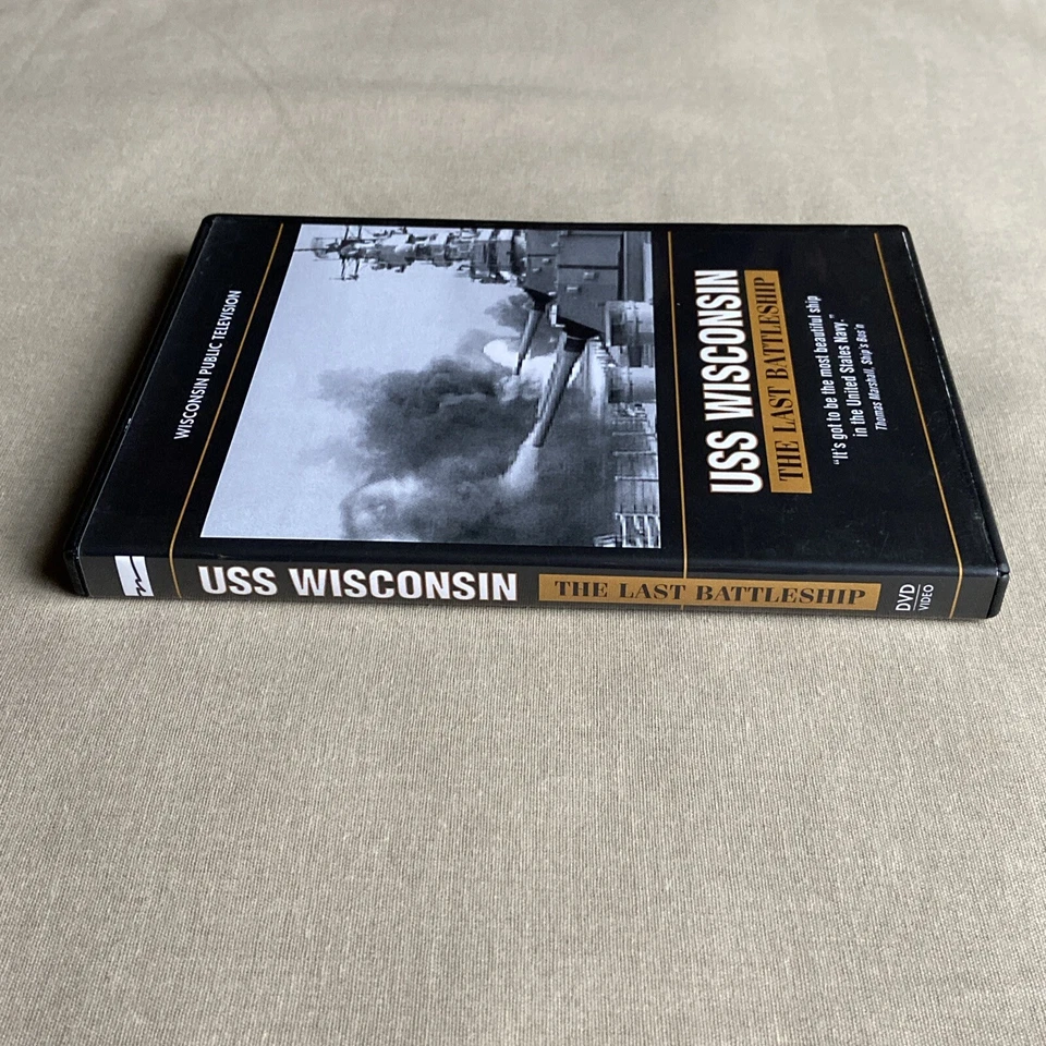 USS Wisconsin The Last Battleship (DVD 1992) U.S. Navy Documentary Nautical Ship - Image 3 of 4