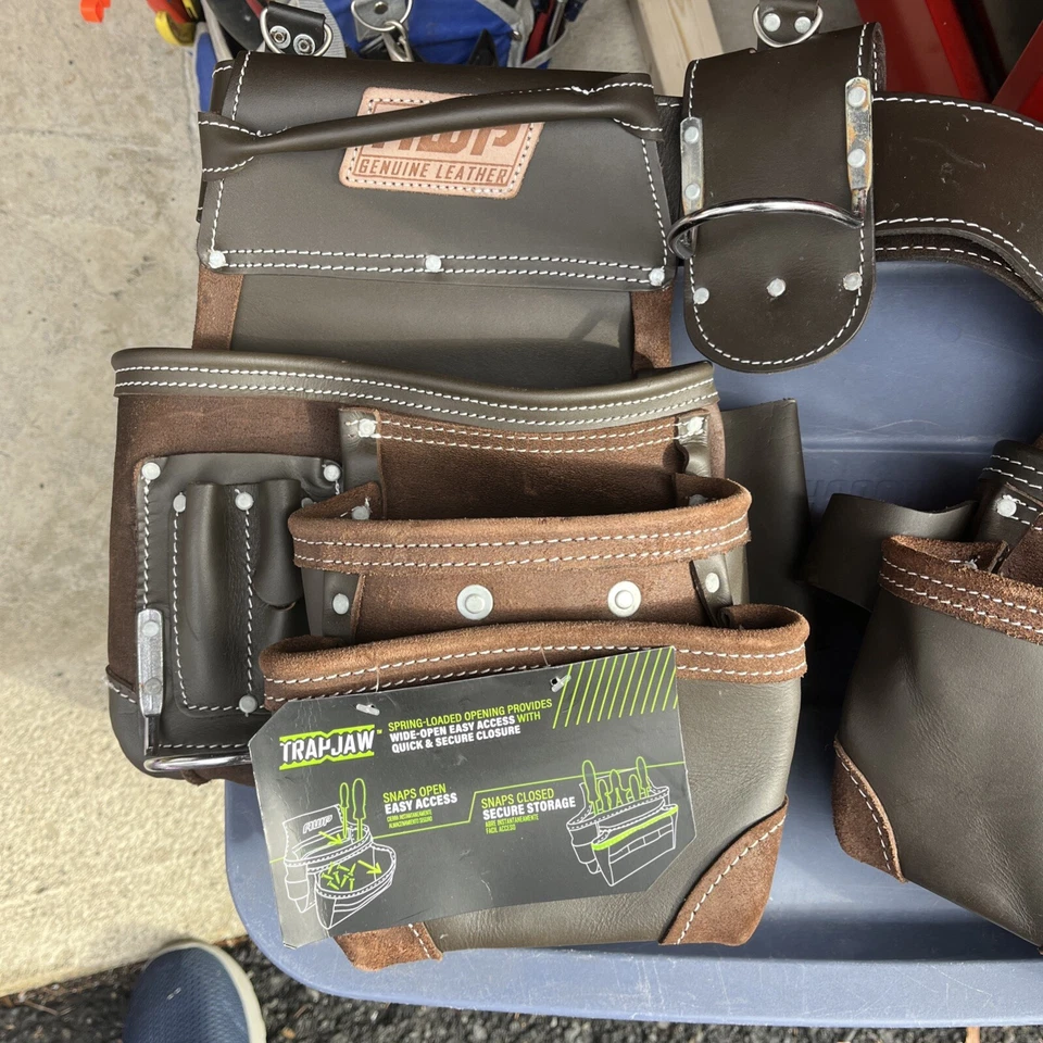 AWP TrapJaw Oil-Tan Leather Tool Rig (L-903-1) , Brown BRAND NEW - Image 2 of 4