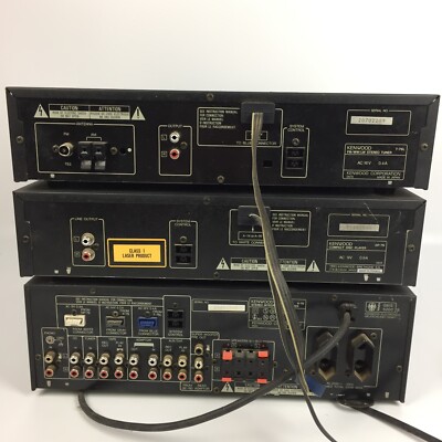 Ampli Kenwood Amplifier A-76 + Compact Disc Player Dp-76 + Tuner T-76L
