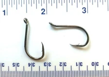 100 GT 8299 2X strength Black Chrome Octopus Fish Hooks size 1/0 - 100 hooks