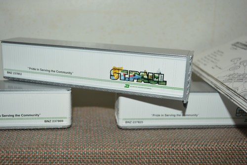 Athearn Intermodal Port Shipping Containers HO Gauge 1/87 Portland St Louis 45FT - Picture 7 of 24