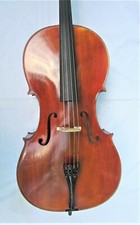 Very fine new 4/4 size GERMAN cello labeled RUDOLF PALFNER