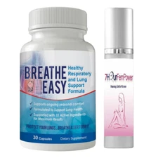 Breathe Easy Lung Health Supplements and Female Stimulating Intense Arousal Gel