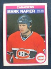 MARK NAPIER Montreal CANADIENS 1982-83 O-PEE-CHEE (OPC) HOCKEY CARD #189