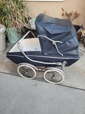 Perego Body Rex Stroll O Chair Base carriage blue rough vtg prop stroller buggy