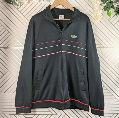 Lacoste Sport Track jacket Black Zip Up 