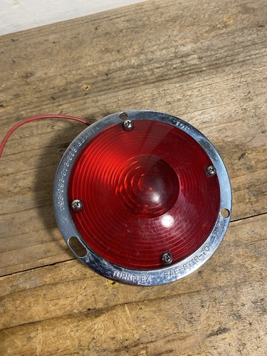 Beautifully- Made NOS Yankee Turn flex Red Light-Rat Rod, Truck Trailer Camper