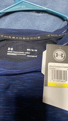 Under Armour Heat gear Blue Tshirt - 第 3/3 張圖片