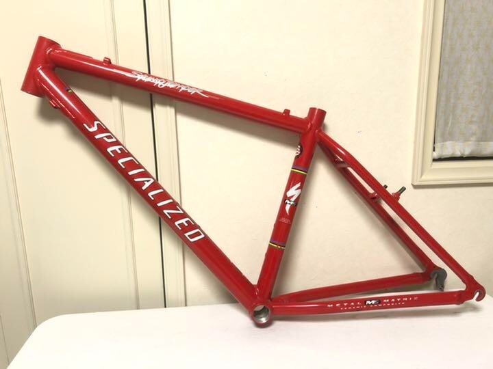 Specialized Stump Jumper M2 Size 17 USA Red Made in USA aluminum F/S MTB