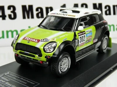 RD27 1/43 IXO Direkt Rallye MINI All4 Racing DAKAR 2013 S PETERHANSEL winner 1
