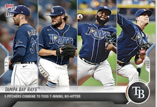 2021 Topps Now 474 TAMPA BAY RAYS™