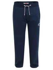 D555 Men's Tall Fit Open Hem Jogger With Embroidery in Navy, LT to 3XLT