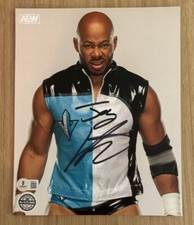 JAY LETHAL SIGNED AEW TNA 8X10 PHOTO BECKETT BAS