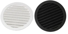 5" Round Plastic Vent Louver Soffit Air Vent Reptile Screen Grille Cover
