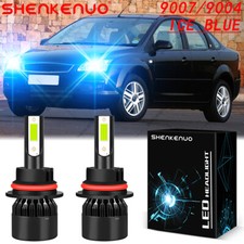 For Ford Focus 2006-2007 2x 9007 Front Led Headlight Bulbs Highlow Beam 8000k