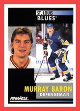 Murray Baron #204 1991-92 Pinnacle St. Louis Blues